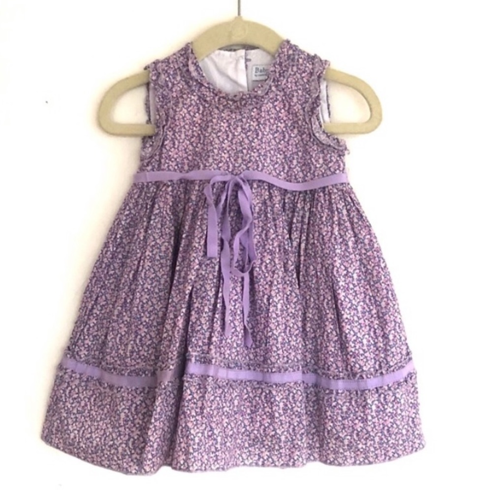 Baby CZ Purple and Pink Formal Dress
